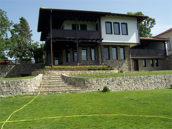 Steps and dry stone walling, extension