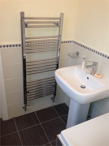 Heated Towel rail / radiator Installation