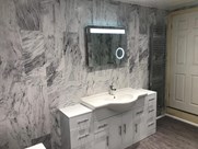 Before and after bathroom refurbishment