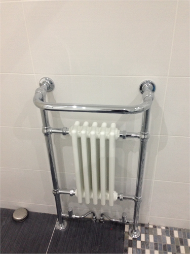 New bathroom radiator