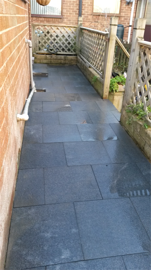 Small patio area