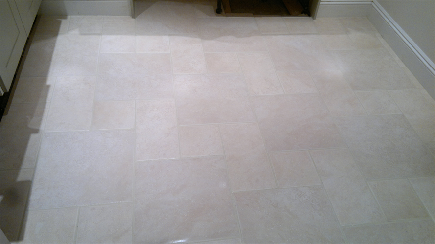 tiled floor