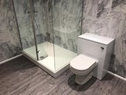 Before and after bathroom refurbishment