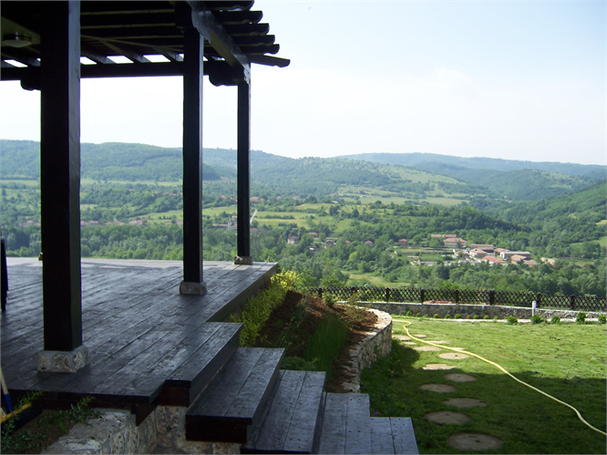Gazebo and steps