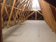 New build loft boarding strengthened & raised 50mm