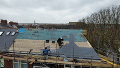 new spanish slate roof