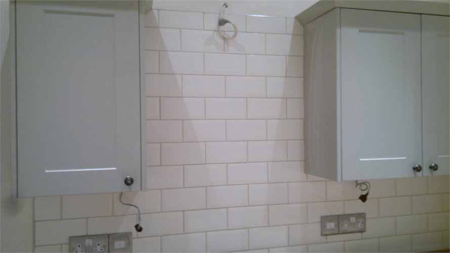tiled kitchen