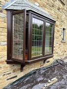 Old Timber Bow Window