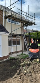 Two storey extension