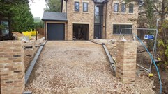 Driveways, Gates and pillars
