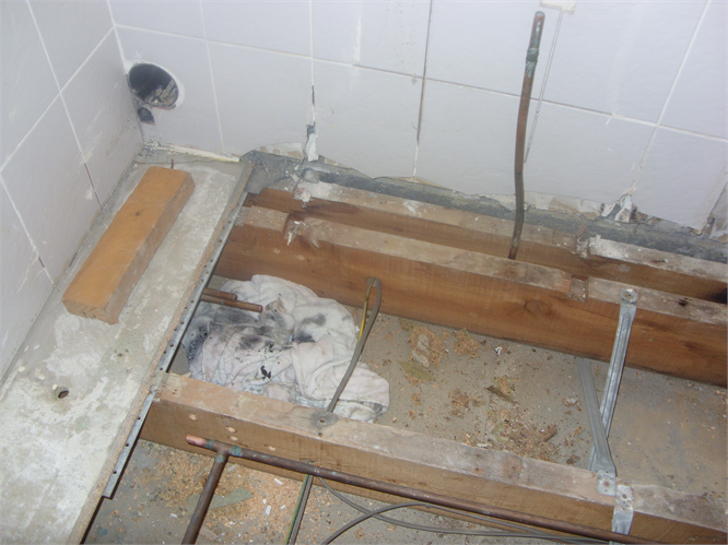 The start of Seaham bathroom refit