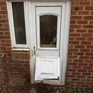 Broken door pannel