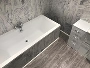 Before and after bathroom refurbishment