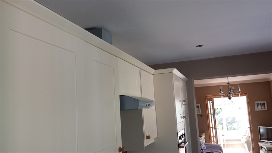 Installing Cornice to Kitchen Wall Units