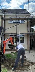 Two storey extension