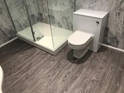 Before and after bathroom refurbishment